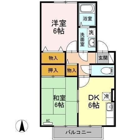 ウェンディハウスＢの物件間取画像